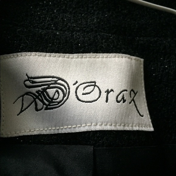 Metallic thread jacket and skirt in wool - Picture 8 of 12